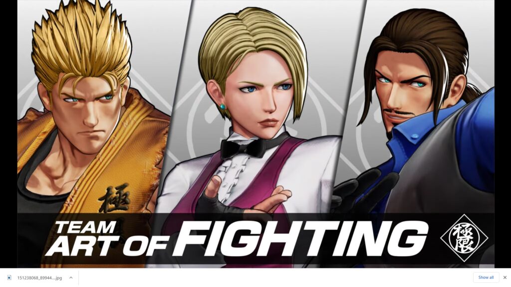 Team Art of Fighting Revealed for King of Fighters XV
